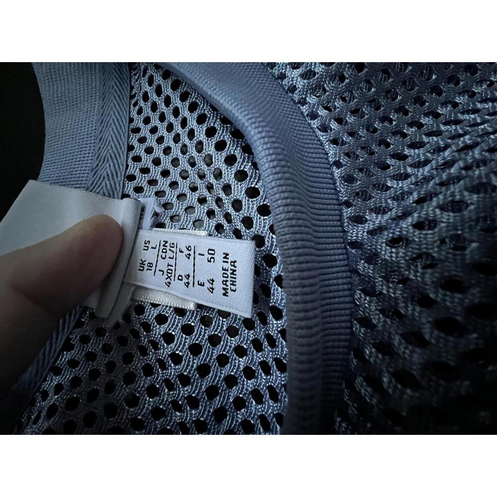 adidas Blue Mesh Muscle Tee - Picture 3 of 6